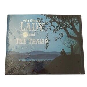 Vintage Lady and the Tramp Exclusive Lithograph Portfolio Disney Store New